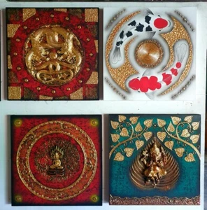 Bilderrahmen, verheißungsvoll, reich, Glücksgröße 60X60 Cm. Stärke 3,5 cm.  6 Stk. - Bild 1 von 2