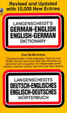 Langenscheidts German-English English-German Dictionary By Langenscheidt - GOOD