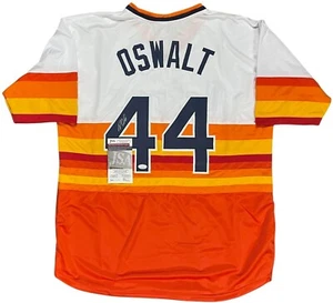 ROY OSWALT Autograph SIGNED CUSTOM JERSEY HOUSTON JSA CERTIFIED WITNESS WA018927 - Picture 1 of 9