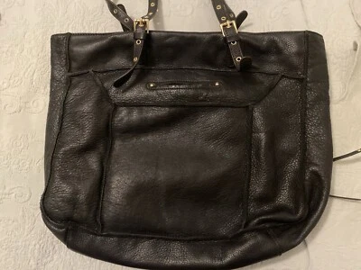 Steve Madden Genuino Suave Cuero Negro Bolso Monedero GRANDE Cremallera Bolsillo Ajuste Foto 1 de 4