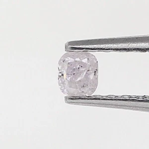 Natural Loose Diamond 0.09tcw Pink Color Cushion Brilliantcut Diamond - Picture 1 of 18
