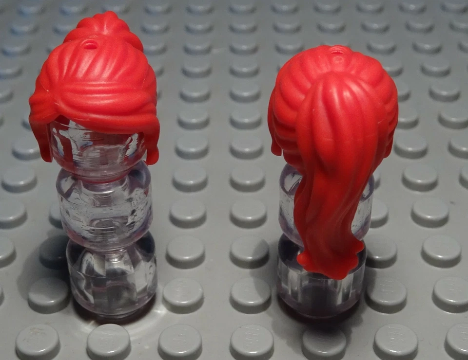 Lego Figur Zubehör Haar Rot für Frau - Bild 1 von 1
