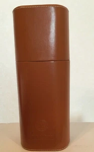 Gift Box PortableTravel Leather Case Cedar Wood Lined PUNCH Special Reserve   - Picture 1 of 5