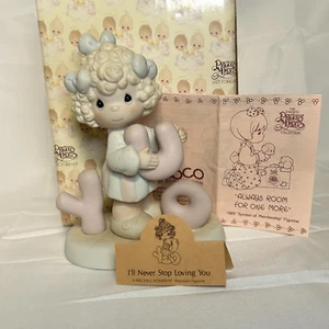Precious Moments Porcelain Figurine "I'll Never Stop Loving You" # 521418- 1989 - Picture 1 of 16