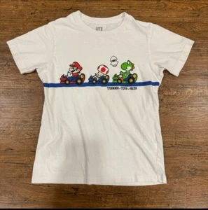Uniqlo Nintendo Mario Bro. Mario Kart Graphic T Shirt Kid's Boy's Girl's L 9-10 - Picture 1 of 7
