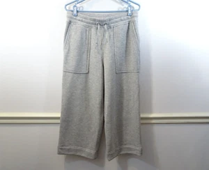 Nuevo con etiquetas Pantalón Jogger Smartwool Reciclado Terry Crop Pierna Ancha Gris Jaspeado Talla L - Imagen 1 de 6