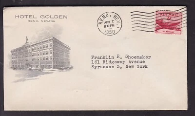 RENO, NEVADA, HOTEL GOLDEN - 1950 - Image 1 of 2