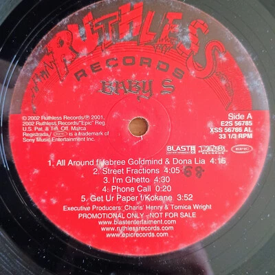 Baby S ‎– Street Fractions 2xLP US-2002 PROMO VG++ - Bild 1 von 4
