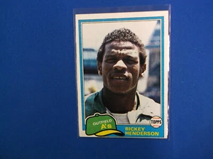 1981 Topps Baseball # 261 Rickey Henderson NMT # 3 - Picture 1 of 2