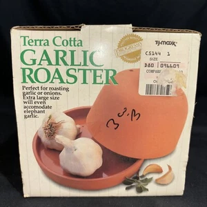 Vintage 1992 Progressive Terra Cotta Garlic Roaster - Picture 1 of 24