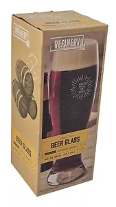 Vaso de cerveza Pilsner de gran tamaño refinería y compañía contiene 55 FL OZ nuevo en caja regalo - Imagen 1 de 9
