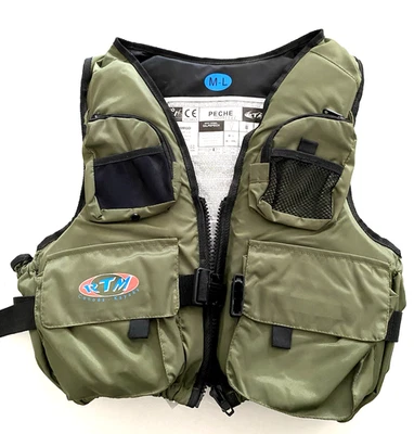 RTM Schwimmweste Angler Kanu Kajak Wassersport Boot Kajakweste Gr. M /L Fishing - Bild 1 von 4