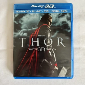 Thor Three-Disc Combo Blu-ray 3D   Blu-ray DVD   Digital Copy for On the Go View - Picture 1 of 5