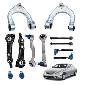 KIT BRAZOS SUSPENSION DELANTERO COMPLETOS 12 PIEZAS for MERCEDES W211 S211 C219 - Imagen 1 de 16