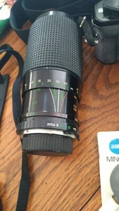 Minolta X9 35mm camera SLR Sakar lenses and electronic flash Works Great! No Tar - Picture 1 of 10