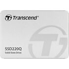 Transcend SSD220Q 1 TB Interne SATA SSD 6.35 cm (2.5 Zoll) SATA 6 Gb/s Retail...
