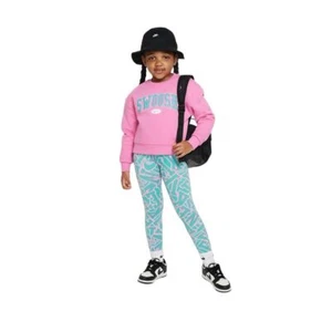 Nike "Join the Club" 2-Piece Set Girls 4T Multicolor Sweatshirt & Leggings - Picture 1 of 12