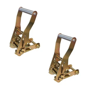 Paquete de 2" hebilla de trinquete para correa de amarre plataforma grúa grúa remolque - Imagen 1 de 7
