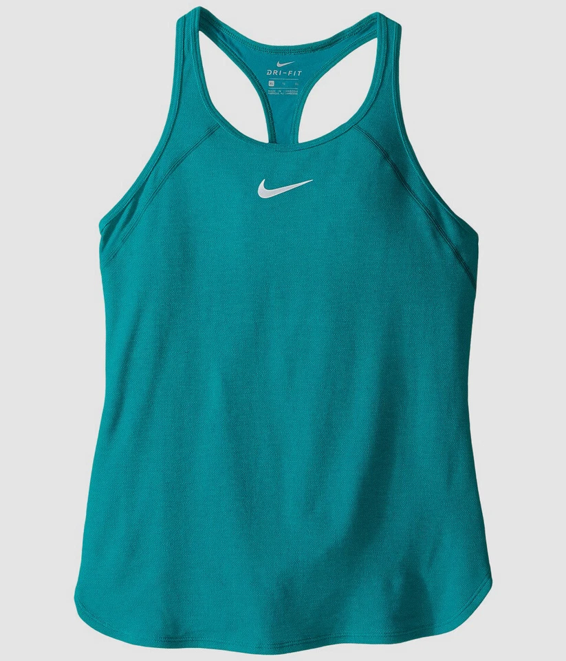 $169 Nike Niños Niñas Verde Swoosh Camiseta sin Mangas Entrenamiento Camiseta sin Mangas Talla M Foto 1 de 1