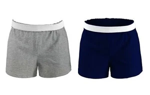 LOT 18x Anvil Elastic Band Cheer Short Shorts Athletic Adult Navy Blue Gray XS - Picture 1 of 3