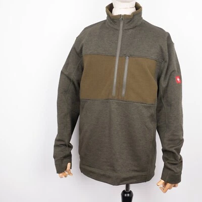 ENGELBERT STRAUSS Men's Warm Long Sleeve Work Half Zip Fleece Waffle Jacket XL  - Image 1 of 4