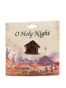 O HOLY NIGHT NATIVITY PIN YEAR 2000 - Picture 1 of 2