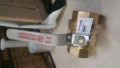 Never used Jupiter Pneumatics 9921236931JP 2 1/2" FxF Brass Ball Valve - Image 1 of 4