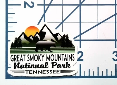 TRIPLE S CREATIONS Great Smoky Mountain National Park Vinyl Sticker Tennessee Die Cut Ready to Ship
