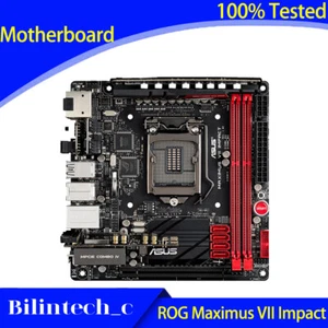 FÜR ASUS ROG Maximus VII Impact Motherboard Unterstützung 4150 4770 4790k 16G DDR3 Z97 - Bild 1 von 4