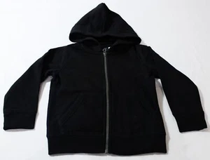 The Children's Place Toddler Boy's Fleece Zip Up Hoodie BL1 Black Size 5T NWT - Picture 1 of 4