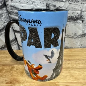 Disneyland Epcot World Showcase Paris Coffee Mug Mickey Mouse Minnie Pluto - Picture 1 of 8