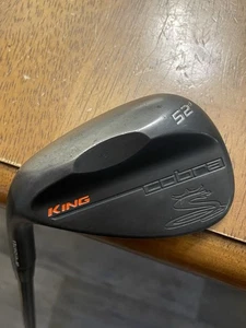 Cobra KING 52 Degree 8 Bounce Raw Black Versatile Grind Wedge Stiff Steel S200 - Picture 1 of 14