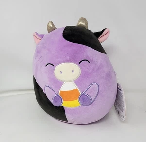 Squishmallows Alexie die Kuh Zuckermais Halloween lila schwarz Neu 8" 2024 - Bild 1 von 7