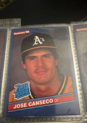 1986 年 Donruss - 评级新秀 Jose Canseco #39 (RC) — 第 1/2 张图片