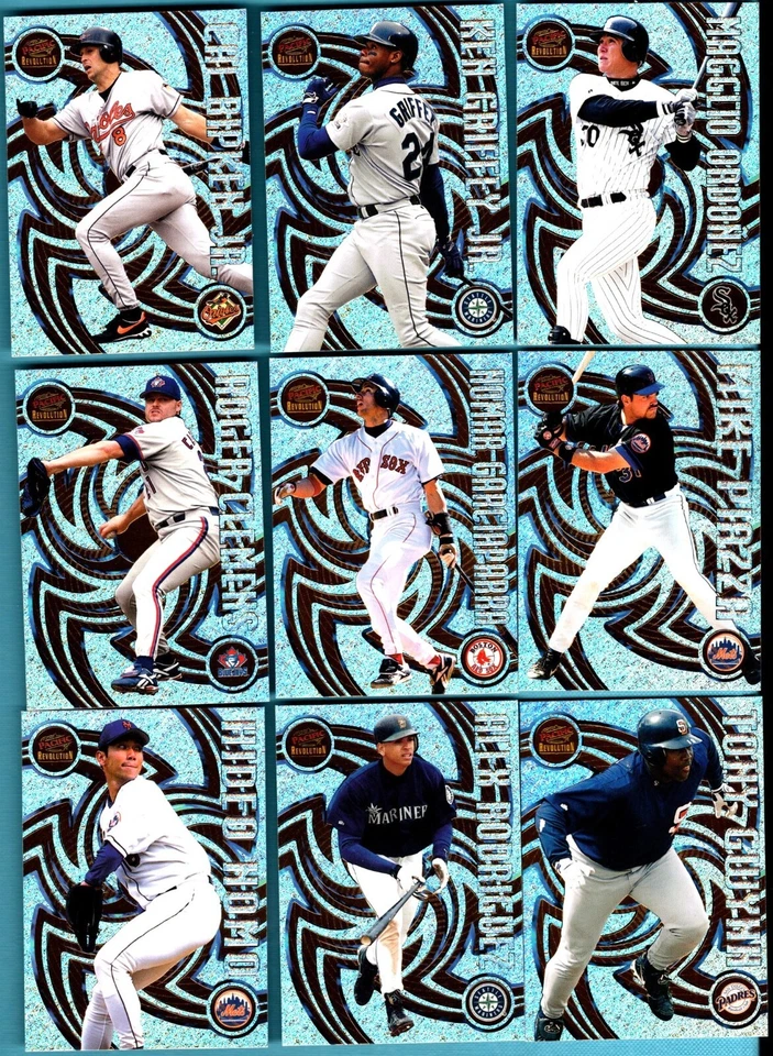 1998 Pacific Revolution Base Showstoppers & Rookies and Hardball HRO 62 CARD LOT - Image 1 of 1