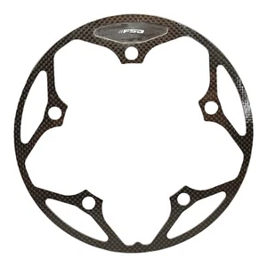 FSA Carbon Chain Guard Ring Lk 130 MM 44 Teeth K-Force Cx Road Bike 5-Loch - New - Picture 1 of 6