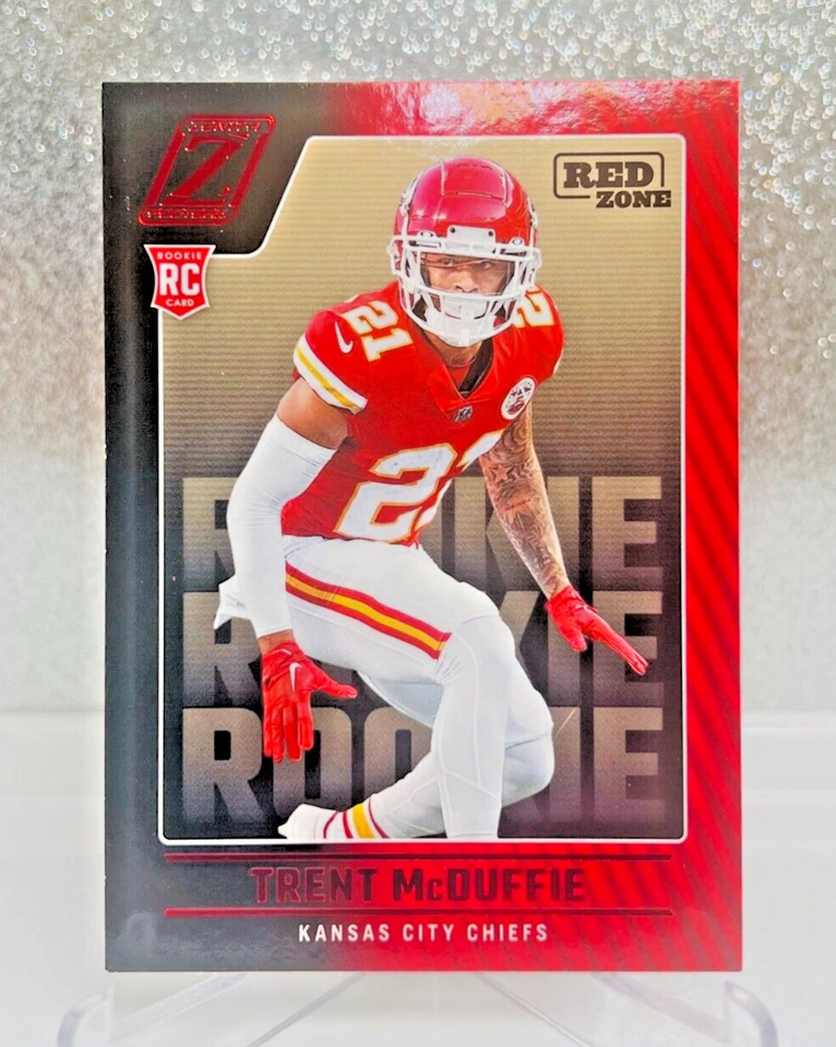 2022 Panini Zenith Trent McDuffie #144 Red Zone Rookie Kansas City Chiefs RC - Image 1 of 2