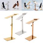 Shoes Display Stand Men Leather Shoe Shelf with Heel Stop Retail Display Prop