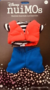 Disney nuiMOs Outfit Red Vest Striped Top and Blue Pants Wardrobe Essentials NEW - Picture 1 of 1
