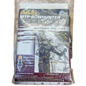 Cabela’s Camouflage Thermal Underwear Bottom -Large- MTP Bow Hunter (NEW) - Picture 1 of 6