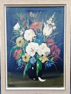 HOLLAND - STILL LIFE OF FLOWERS 'COLOR SYMPHONY' - JAN KELDERMAN - DUTCH - Picture 1 of 6