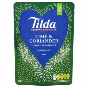 Tilda Steamed Basmati Lime & Coriander - 250g (0.55lbs) - Picture 1 of 1