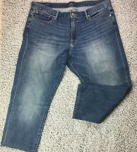 Pantalones de mezclilla para hombre talla 40 x 25 azul de la suerte medianos alterados 410 ajuste atlético - Imagen 1 de 8