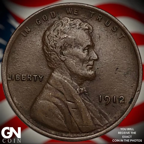 1912 P Lincoln Cent Wheat Penny  Q7997 Cover