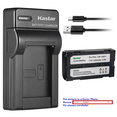Kastar Battery Slim USB Charger for RCA PRO 898LC PRO 898LH PRO 998LH BDC-70 Foto 1 de 4