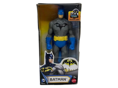 DC 漫画正义联盟可动人偶 6 英寸蝙蝠侠人偶,蓝色/灰色 FFN27 全新 — 第 1/4 张图片