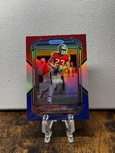 2022 Panini Prizm - Red White & Blue Prizm #40 Christian McCaffrey - Picture 1 of 2