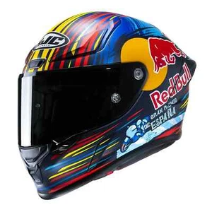 HJC RPHA 1 RED BULL JEREZ BLUE FULL FACE MOTORCYCLE MOTORBIKE HELMET FIM - Picture 1 of 4