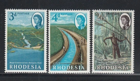 RHODESIA Conservation Week MNH set - Image 1 of 1