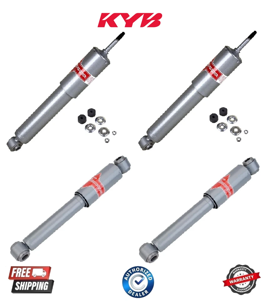 Amortiguador delantero y trasero completo KYB-gas-a-just s para Nissan Frontier 2003-2004 tracción trasera Foto 1 de 1